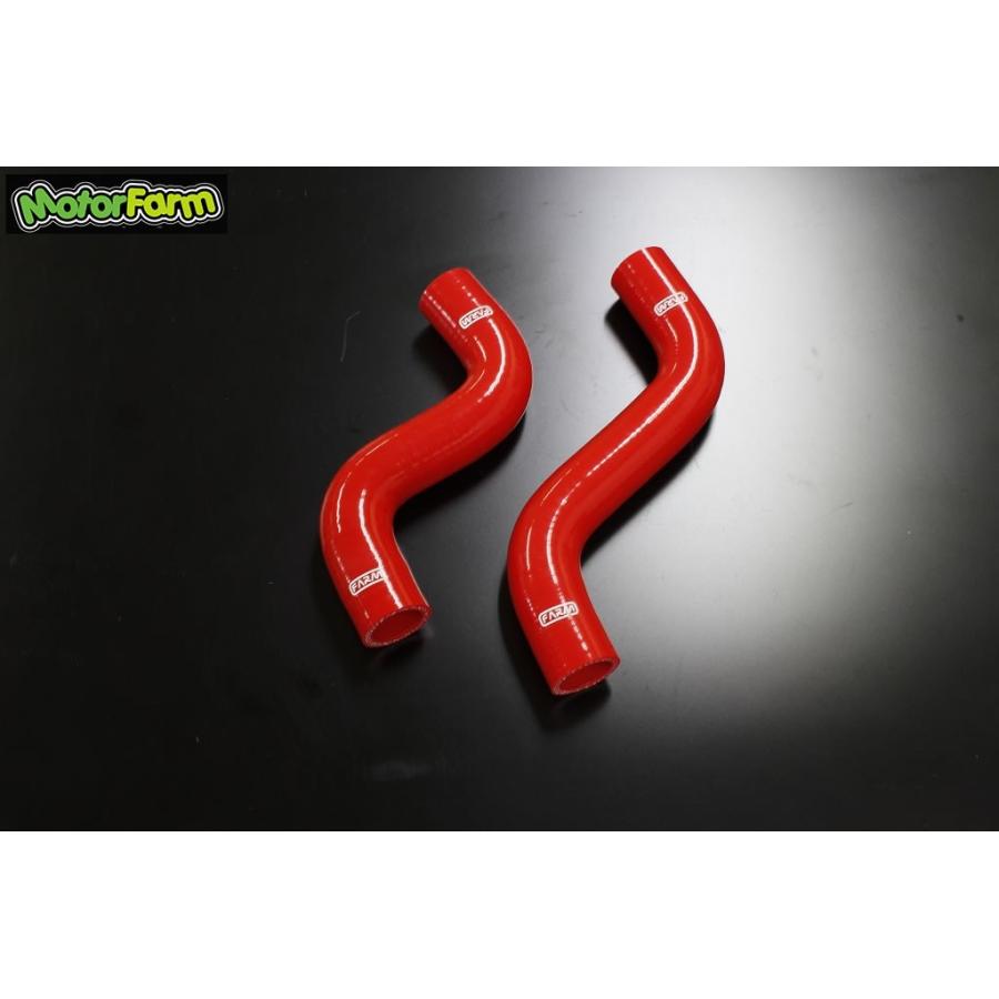 Motor Farm (モーターファーム) ラジエターシリコンホース　ジムニー JA22　レッド | Motor Farm