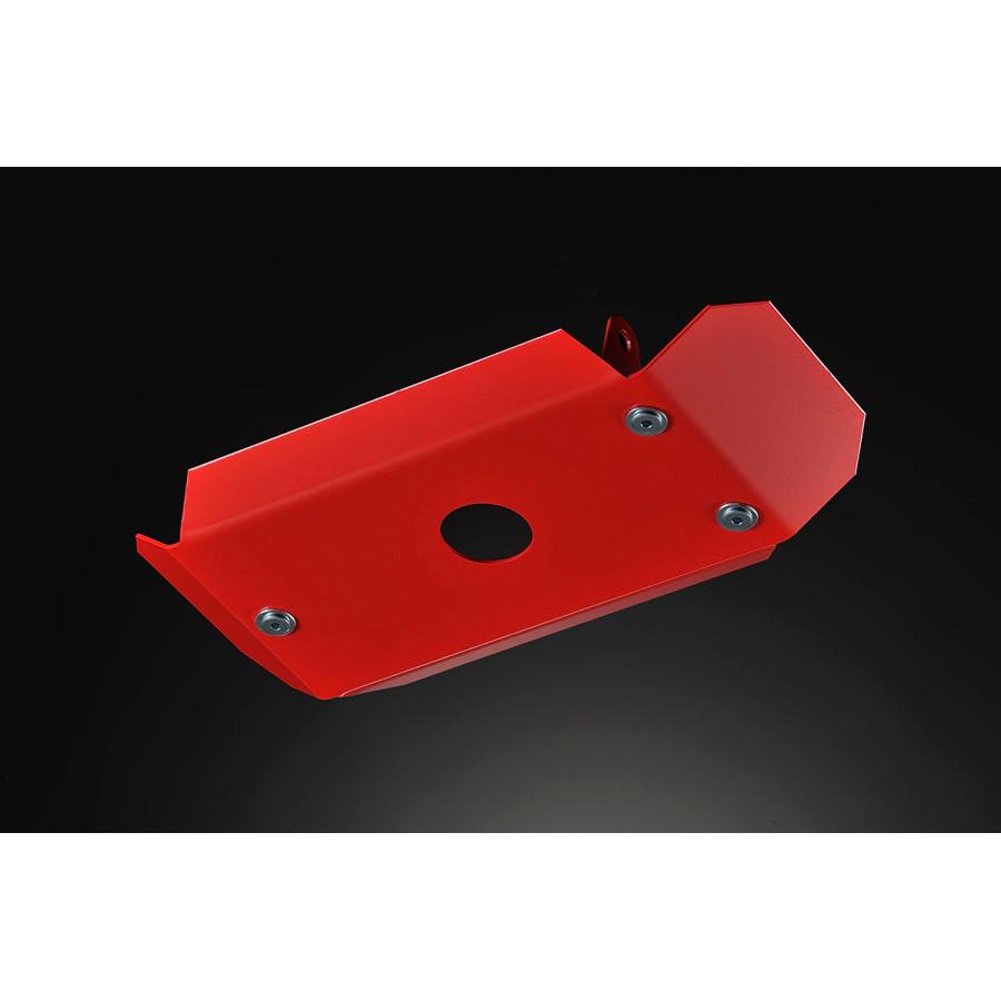 Motor Farm (モーターファーム)  ジムニー JA11 トランスファースキッドガード ハイテン鋼レッド | Motor Farm