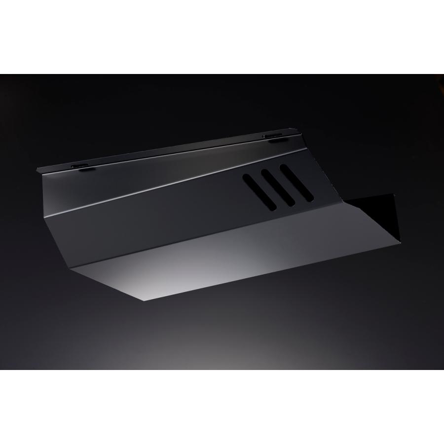 Motor Farm (モーターファーム)  ジムニー JA71/11/12/22/JB31/32 タンクガード　ハイテン鋼 ブラック (スリットあり) | Motor Farm