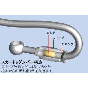 スウェッジライン ブレーキホース[スチールエンド/クリアホース] ニッサン フェアレディZ (Z32/GZ32/CZ32/HZ32/GCZ32) 2WD 全グレード｜bootspot｜03