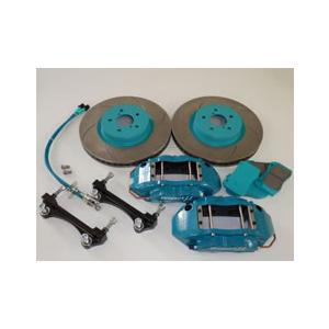 プロジェクトμ 鍛造キャリパー FORGED STREET CALIPER 4pistonsx2Pads シルビア S15 片押しキャリパー (FS4M-N109GP) フロント[受注生産]の画像