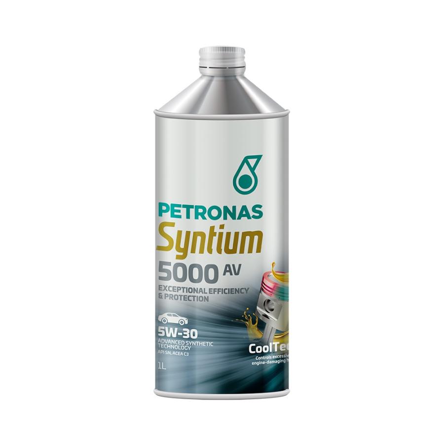 PETRONAS(ペトロナス) Syntium 5000 AV 5W-30 (1リットルx20本)1ケース 4輪用エンジンオイル | 
