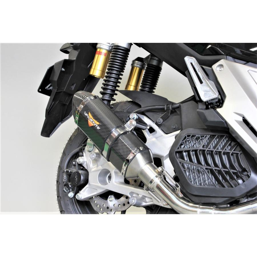 VALENTI カーボンファイバー マフラー　HONDA ADV150 Valiente（バリエンテ） カーボンマフラー ホンダ ADV150 (2BK-KF38