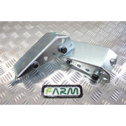 Motor Farm モーターファーム ジムニー JB23 ピボット・スキッドガード フロント/リアセット(ユニクロ) | Motor Farm