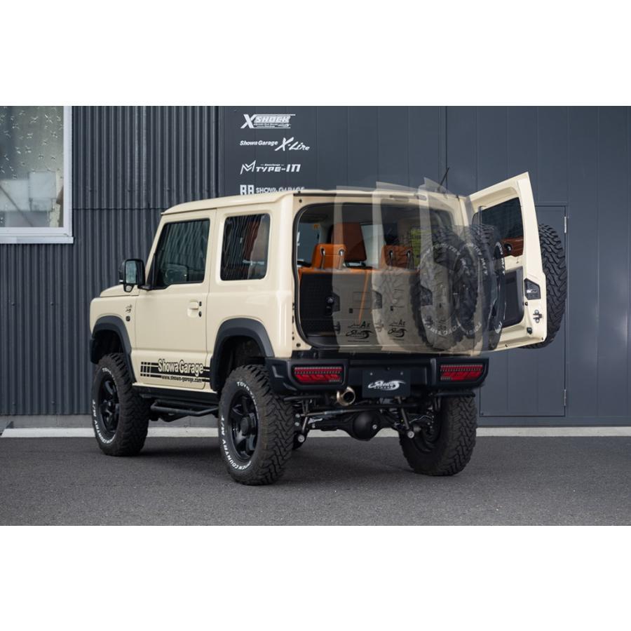 ショウワガレージ バックドアダンパー ジムニー JB64/ジムニーシエラ JB74/ジムニーノマド JC74 ［E00185］ | Showa Garage | 08