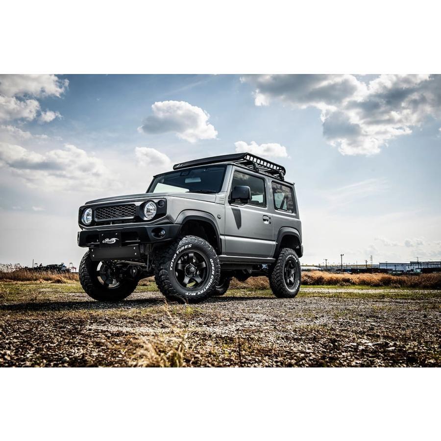ショウワガレージ AES 9mm ワイドフェンダー ジムニー JB64用 純正バンパー風シボ調ブラック 車検対応 ［E00201］【発送先限定商品】 | Showa Garage | 03