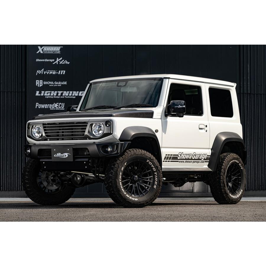ショウワガレージ ABSスポーツグリル アイラインスタイル 塗装済 ブルーイッシュブラックパール3(ZJ3) JB64/JB74/JC74［E00524］発送先限定 | Showa Garage | 03
