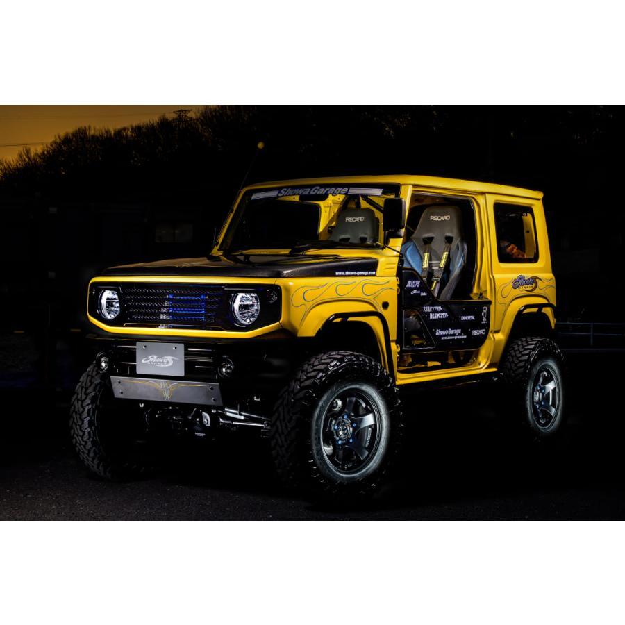 ショウワガレージ ABSスポーツグリル アイラインスタイル 塗装済 ブルーイッシュブラックパール3(ZJ3) JB64/JB74/JC74［E00524］発送先限定 | Showa Garage | 08