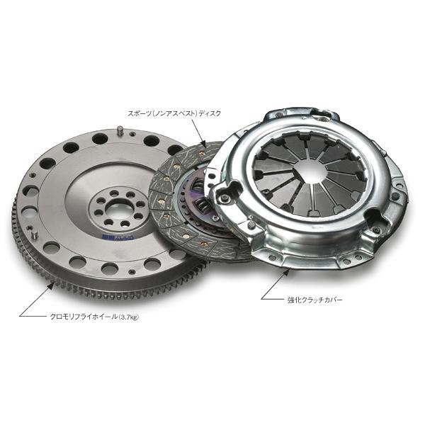 戸田レーシング 超軽量クロモリフライホイール&クラッチKIT(スポーツディスク) 26000-4AG-01N レビン/トレノ AE86 (4AG) 〜87/4