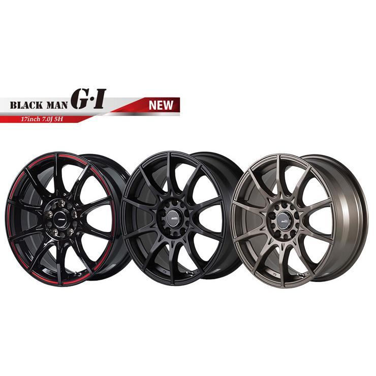 5ZIGEN ブラックマン GI 17インチX7.0J 5H/114.3 +35 グロス