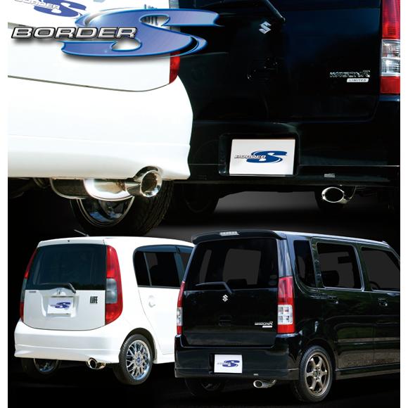 5ZIGEN 5ZIGEN BORDER-Sマフラー ダイハツ タント カスタム ABA-L350S