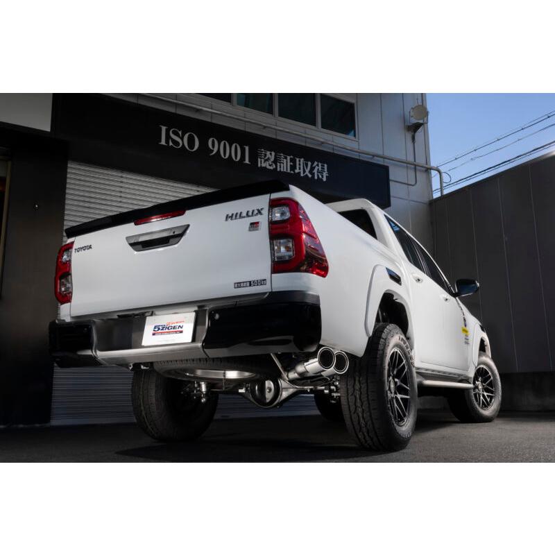 しん 5ZIGEN 5ZIGEN TF500マフラー ハイラックス 3DF-GUN125 2GD-FTV 全