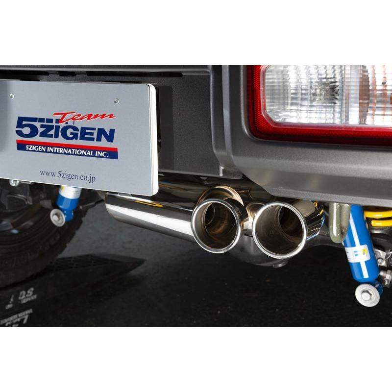 5ZIGEN マフラー 5ZIGEN-SP ジムニーシエラ 3BA-JB74W 砲弾W出し