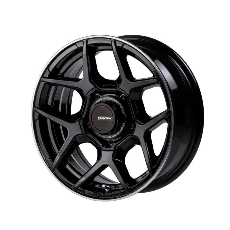 5ZIGEN TF500 XC-M 16インチX6.0J 5H/139.7 -5 ブラックリム