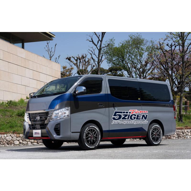 5ZIGEN 5ZIGEN TF500 XC-M 17インチX6.5J 6H/139.7 +47 ブラックリム