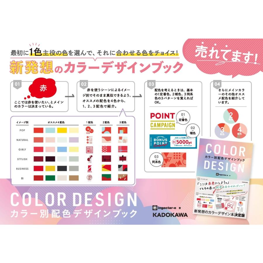 COLOR DESIGN カラー別配色デザインブック/ingectar‐e｜boox｜02