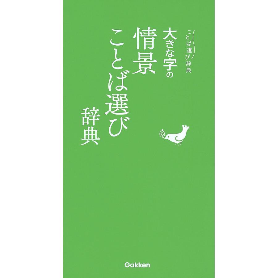 毎日クーポン有 大きな字の情景ことば選び辞典