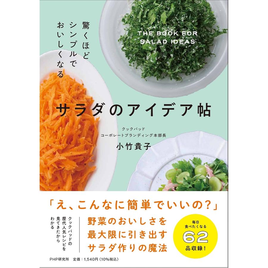 サラダのアイデア帖 驚くほどシンプルでおいしくなる/小竹貴子/レシピ | 