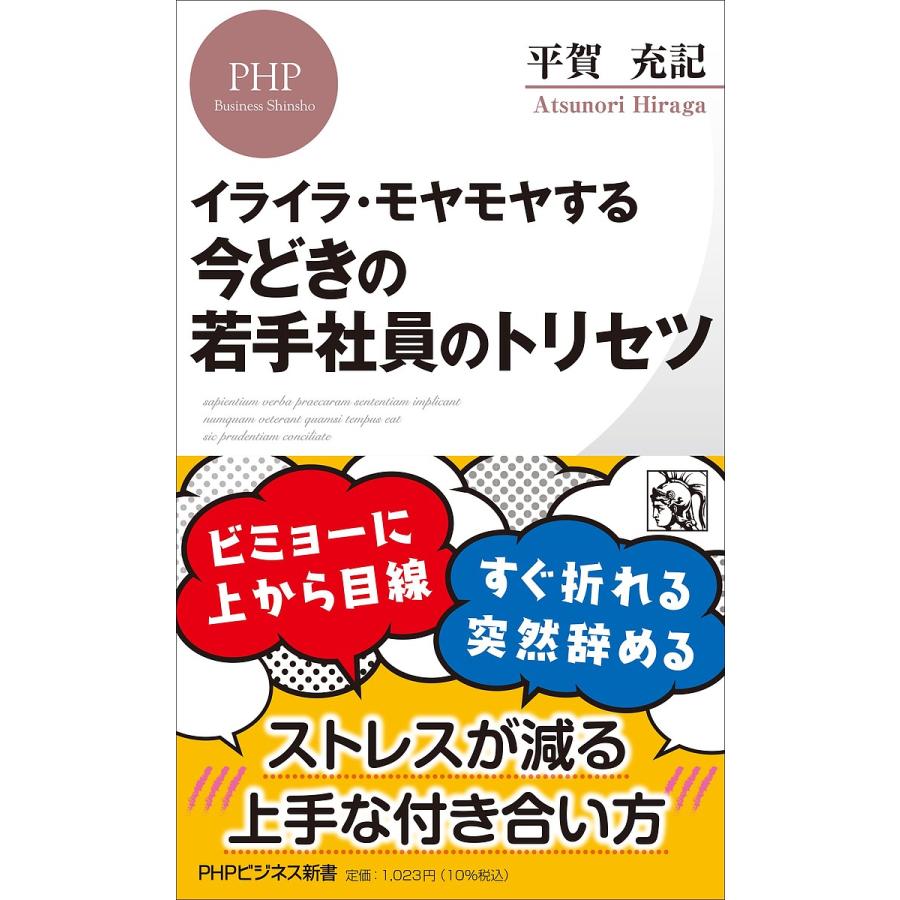 今どきの若手社員のトリセツ イライラ・モヤモヤする/平賀充記 | 