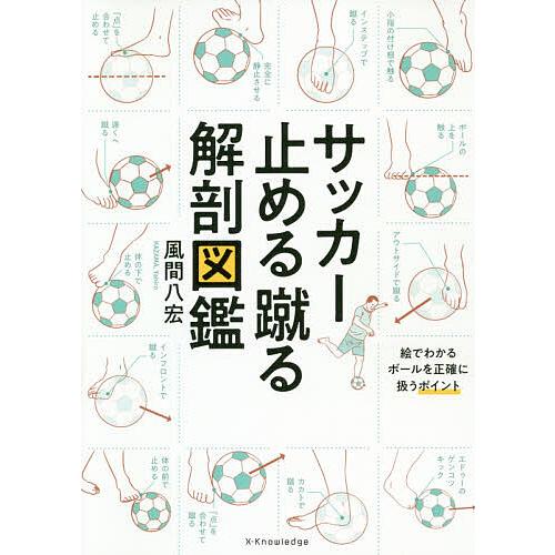 大注目 毎日クーポン有 サッカー止める蹴る解剖図鑑 風間八宏 倉庫