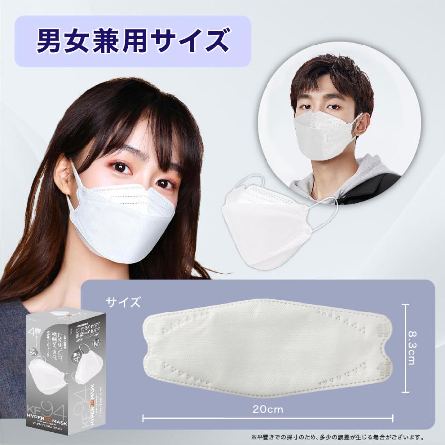 東亜産業 Ladione KF94 4層 3Dマスク 普通サイズ 30枚入り*4箱