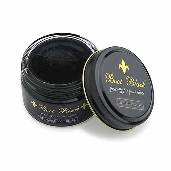 ブートブラック ハイシャインコート（艶出しワックス・2色展開