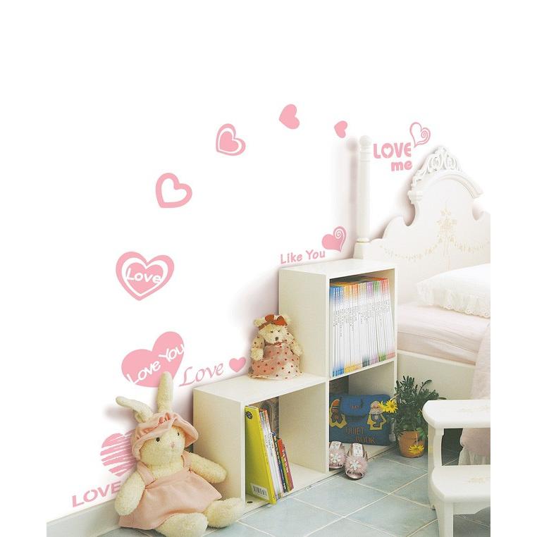 ウォールステッカー 転写式タイプ ピンクのハート |  | 03