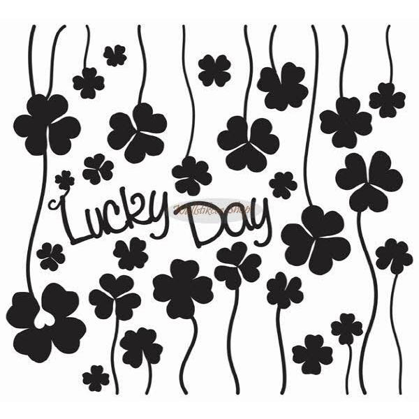 ウォールステッカー 転写式タイプ 花と幸運の日 |  | 04