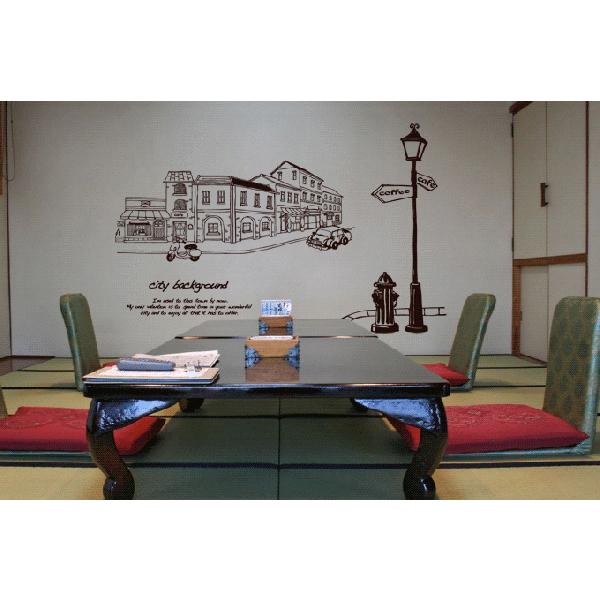 ウォールステッカー 転写式タイプ カフェ通り |  | 04