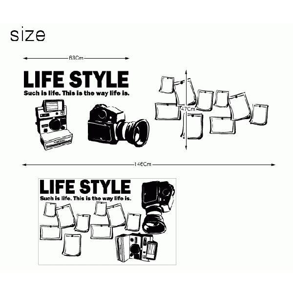 ウォールステッカー 転写式タイプ ポラロイド |  | 02