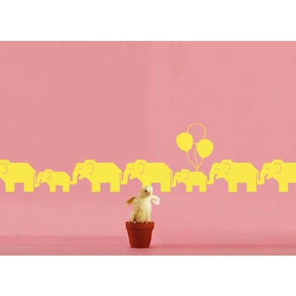ウォールステッカー 階段 シール ゾウの家族 |  | 04