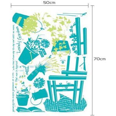 ウォールステッカー シール はがせる 壁 北欧 ラブリーガーデン |  | 02