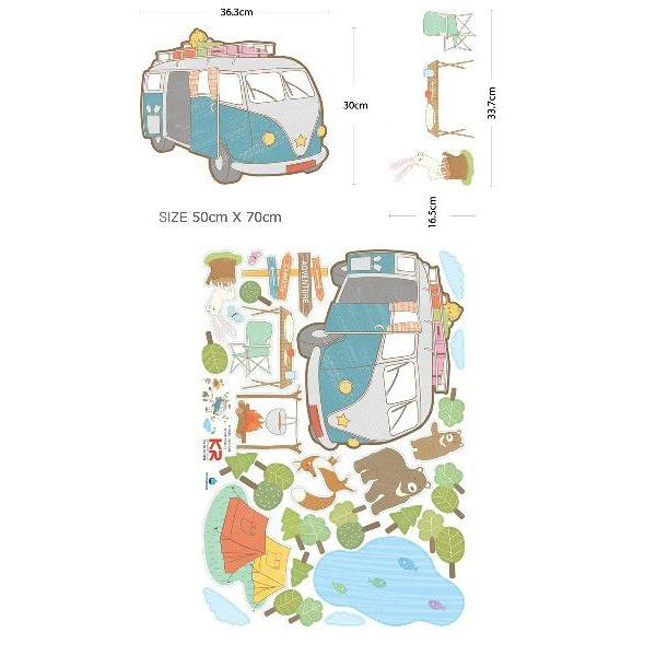 ウォールステッカー シール はがせる 壁 北欧 キャンプ? |  | 03