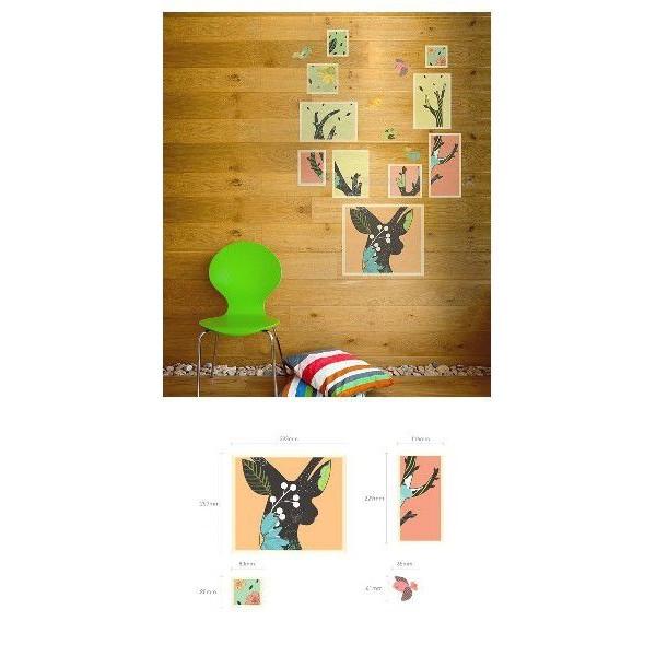 ウォールステッカー 柄 シール 鹿 |  | 02