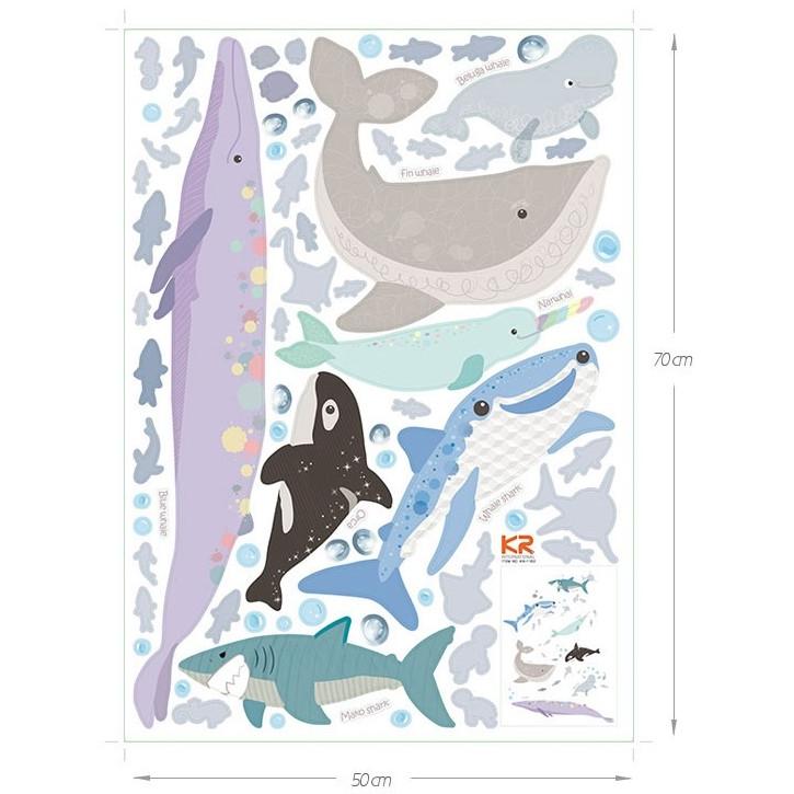 ウォールステッカー シール はがせる 壁 北欧 海中サメ |  | 05