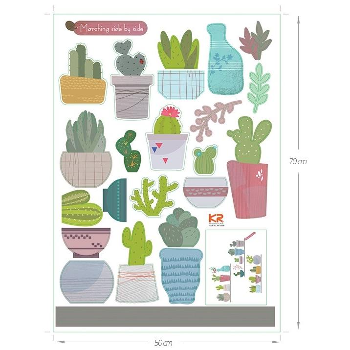 ウォールステッカー シール はがせる 壁 北欧 サボテン |  | 03
