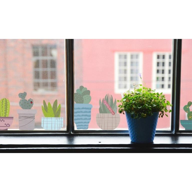 ウォールステッカー シール はがせる 壁 北欧 サボテン |  | 05