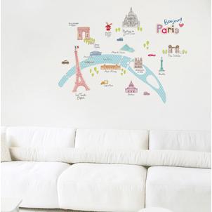 ウォールステッカー シール はがせる 壁 北欧 パリ エッフェル塔 |  | 02