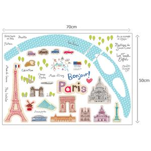 ウォールステッカー シール はがせる 壁 北欧 パリ エッフェル塔 |  | 03