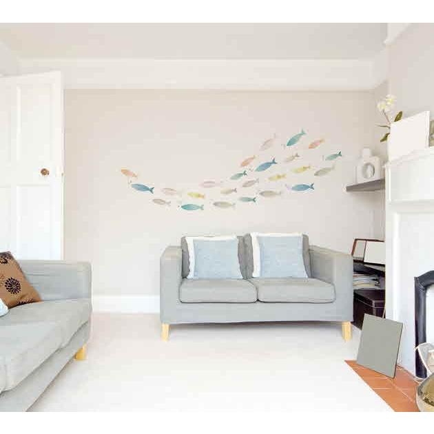 ウォールステッカー シール はがせる 壁 北欧 魚 |  | 02