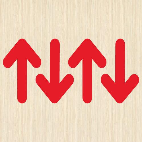 ウォールステッカー 矢印 シール ステッカー 誘導シール | 