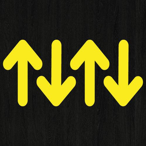 ウォールステッカー 矢印 シール ステッカー 誘導シール |  | 10