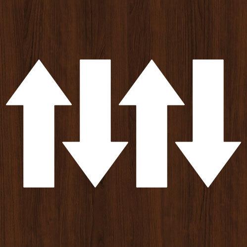 ウォールステッカー 矢印 シール ステッカー 誘導シール |  | 09