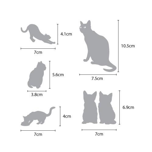 ウォールステッカー 猫 ネコ ねこ 黒猫 シール |  | 05
