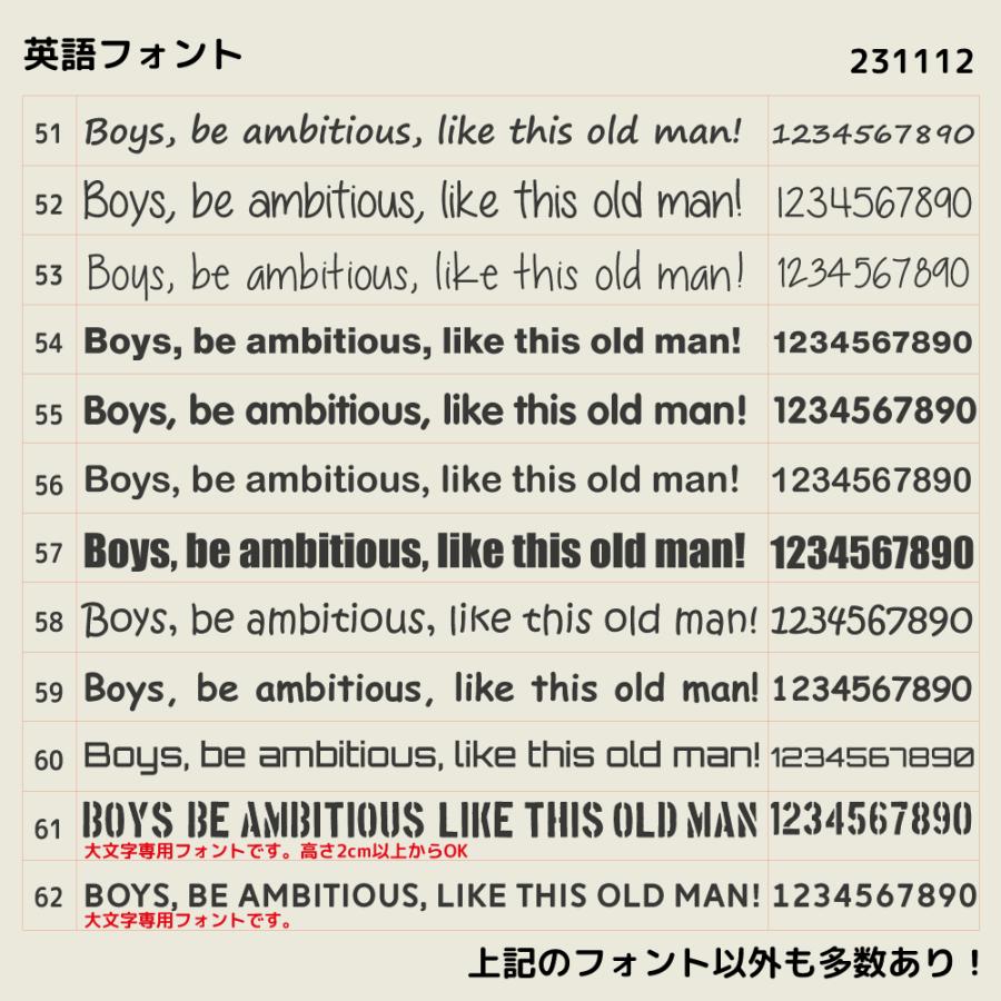 カッティングステッカー 作成 製作 制作 オーダーメイド カッティングステッカー 防水 切り文字 切文字 文字抜き カーステッカー 多国語 レタリング 表札 2cm |  | 03