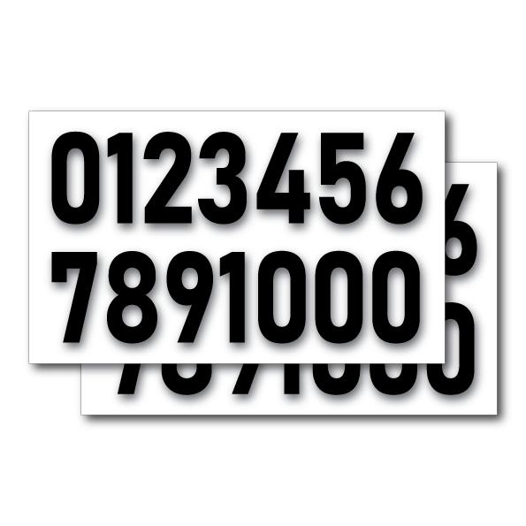数字 ナンバー 番号 ステッカー シール 2枚セット 1cm 2cm 3cm 4cm 5cm 6cm 7cm タイプ2 背番号 メニュー 価格 デカール 屋外耐候年数5年シート仕様 | 