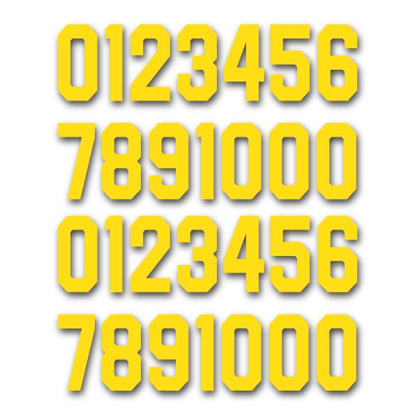 数字 ナンバー 番号 ステッカー シール 2枚セット 1cm 2cm 3cm 4cm 5cm 6cm 7cm タイプ1 背番号 メニュー 価格 デカール 屋外耐候年数5年シート仕様 |  | 04