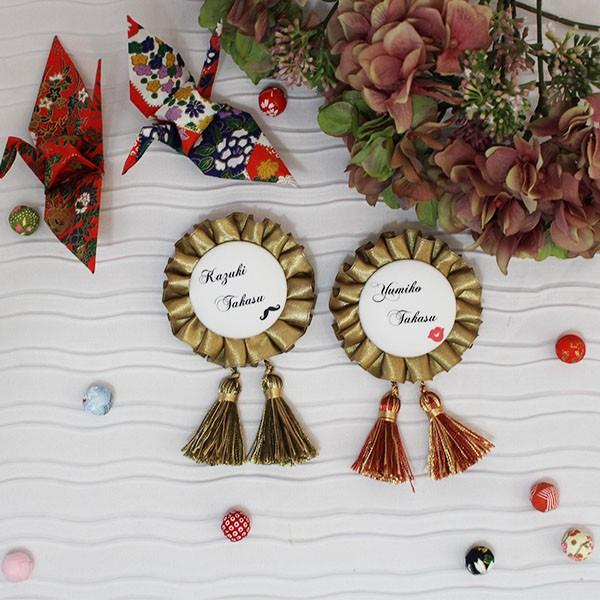 ウェディングロゼット タッセルロゼット ゴールドタイプ 可愛いギフトボックス メッセージカード付きです 19 01 1 1 Borderless 通販 Yahoo ショッピング