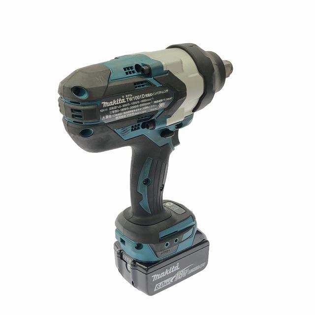 マキタ 18V 充電式インパクトレンチ TW1001DRGX バッテリー2個(18V 6.0Ah) 充電器 【スクロールソー】 ケース付き