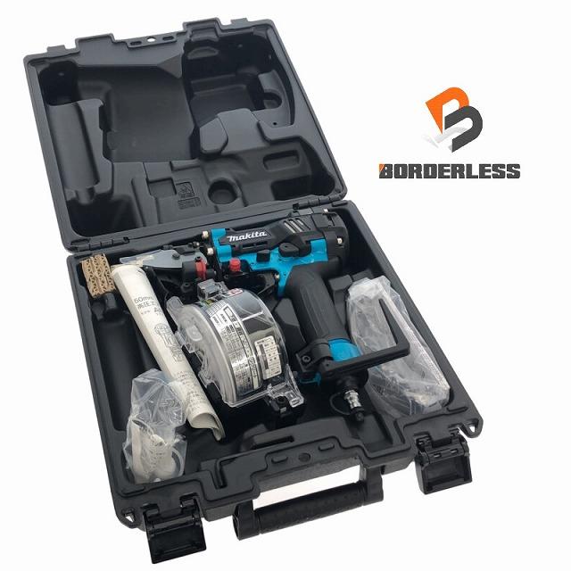 未使用】マキタ AN534HM 50mm高圧エア釘打 ケース・ゴーグル付き